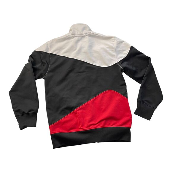 Jordan Jumpman Jacket Youth Boys Size 6 Red White Zip Color Block Logo RN 81917 - Picture 3 of 11
